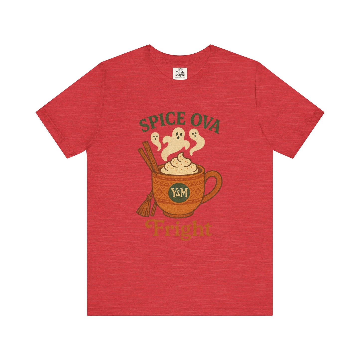 Spice Ova Fright Unisex Short Sleeve Tee | Cozy Halloween T-Shirt, Fall Celebration, Pumpkin Spice Vibes, Gift for Pumpkin Lovers, Fun [...]
