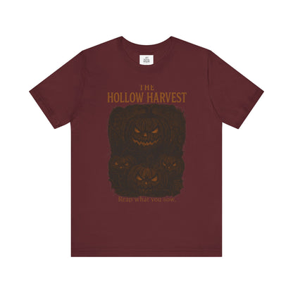 Halloween Themed Unisex Jersey Tee, Spooky Pumpkin Shirt, Fall Fashion Tee, Harvest Festival Shirt, Halloween Gift Idea