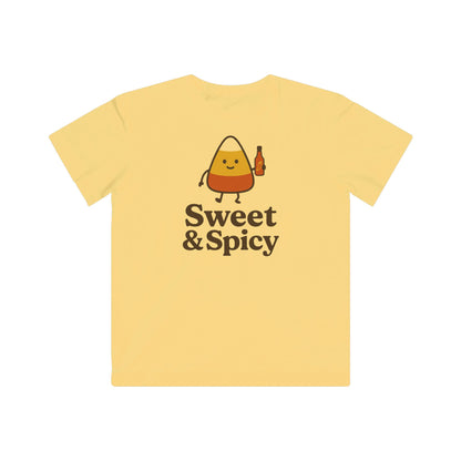Sweet & Spicy Kids Tee - Fun Halloween T-Shirt, Cute Gift for Kids, Fall Apparel, Seasonal Wear, Trick or Treat Top