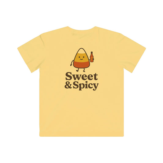 Sweet & Spicy Kids Tee - Fun Halloween T-Shirt, Cute Gift for Kids, Fall Apparel, Seasonal Wear, Trick or Treat Top
