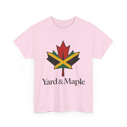 Yard & Maple Unisex Heavy Cotton Tee | Jamaican Pride, Canada Love, Streetwear, Gift for Him/Her, Summer Vibes