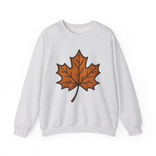 Autumn Leaf Sweatshirt | Unisex Cozy Crewneck | Fall Fashion, Thanksgiving Gift, Seasonal Style, Layering Essential