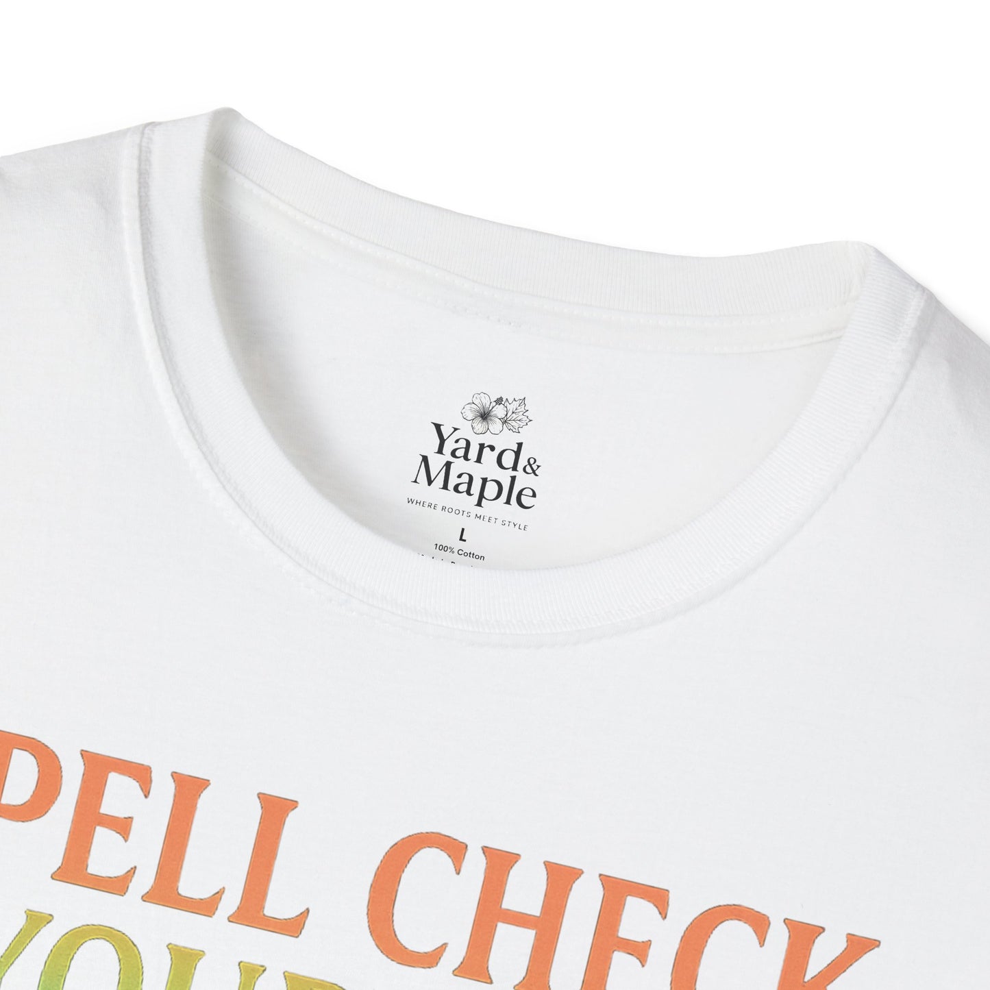 Spell Check Yourself Witchy T-Shirt, Fun Graphic Tee for Witch Lovers, Halloween Shirt, Cozy Casual Wear, Unisex Softstyle Tee