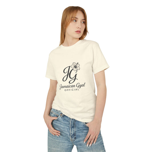 Jamaican Gyal Unisex Tee, Comfortable Cotton Tee, Casual Wear, Music Festival Shirt, Gift for Jamaica Lovers, Summer Fashion