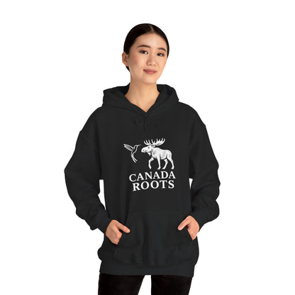 Canada Roots Moose Hoodie — Canadian Nature & Pride Pullover