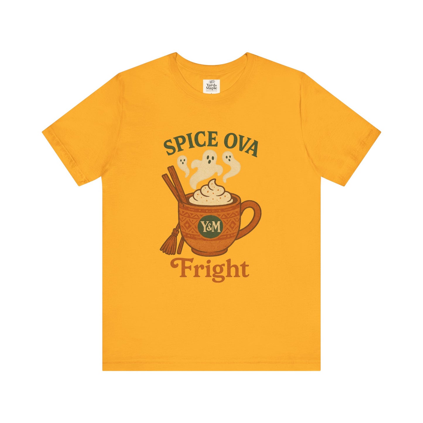 Spice Ova Fright Unisex Short Sleeve Tee | Cozy Halloween T-Shirt, Fall Celebration, Pumpkin Spice Vibes, Gift for Pumpkin Lovers, Fun [...]