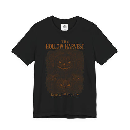 Halloween Themed Unisex Jersey Tee, Spooky Pumpkin Shirt, Fall Fashion Tee, Harvest Festival Shirt, Halloween Gift Idea