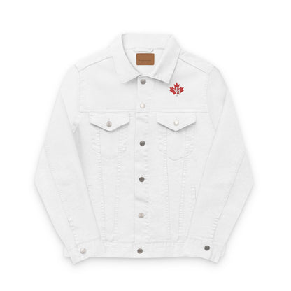Vibrant Embroidered Denim Jacket - Unisex Casual Wear, Stylish Gift for Friends & Family, Summer Fashion, Outdoor Adventures