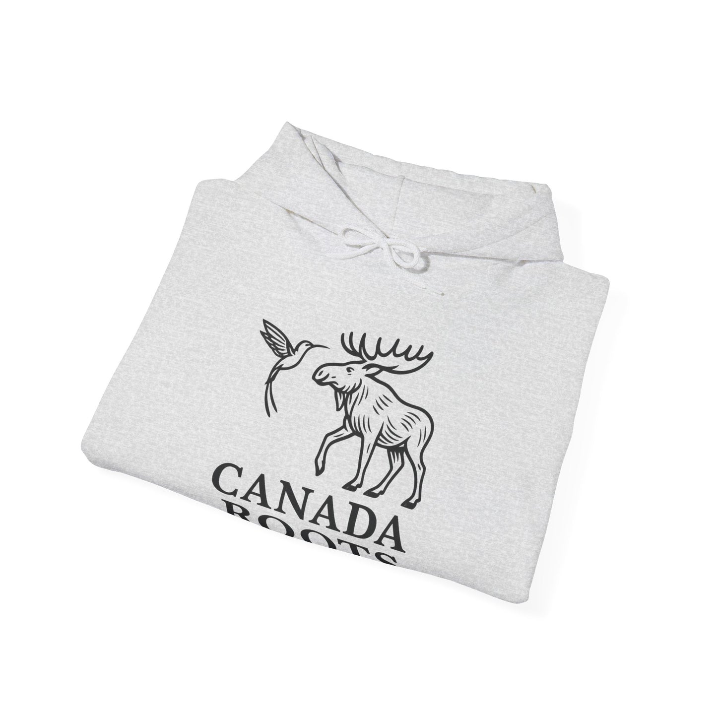 Canada Roots Hoodie — Moose & Hummingbird Graphic Pullover