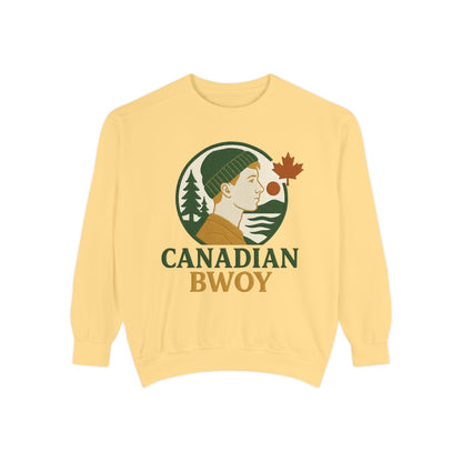 Canadian Bwoy Sweatshirt, Unisex Cozy Apparel, Gift for Canada Day, Casual Streetwear, Nature Lover Sweatshirt, Fall Fashion