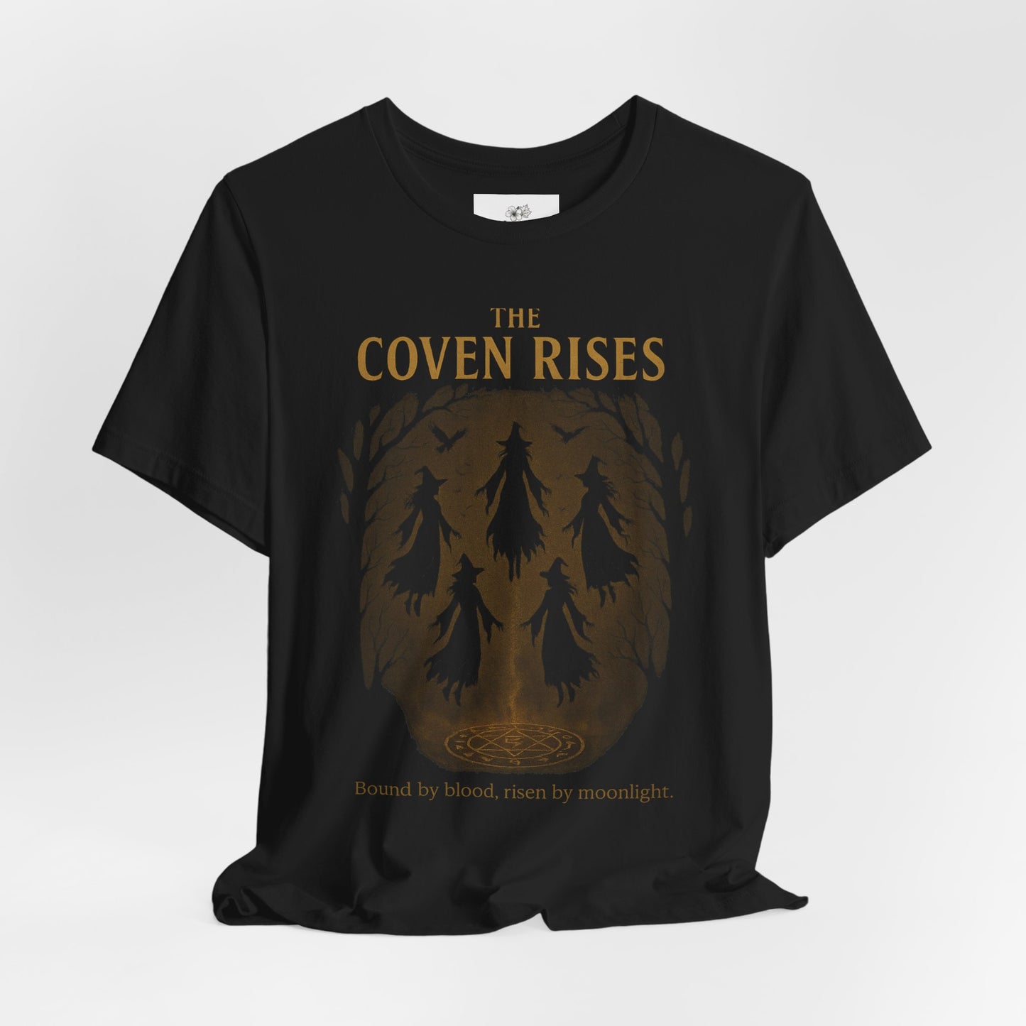 Witchy Coven Rising Tee, Unisex T-Shirt, Halloween Apparel, Gift for Witches, Spooky Season Gift, Witchy Fashion