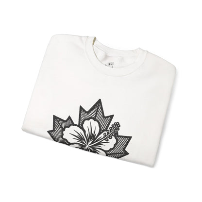 Hibiscus Maple Crewneck Sweatshirt