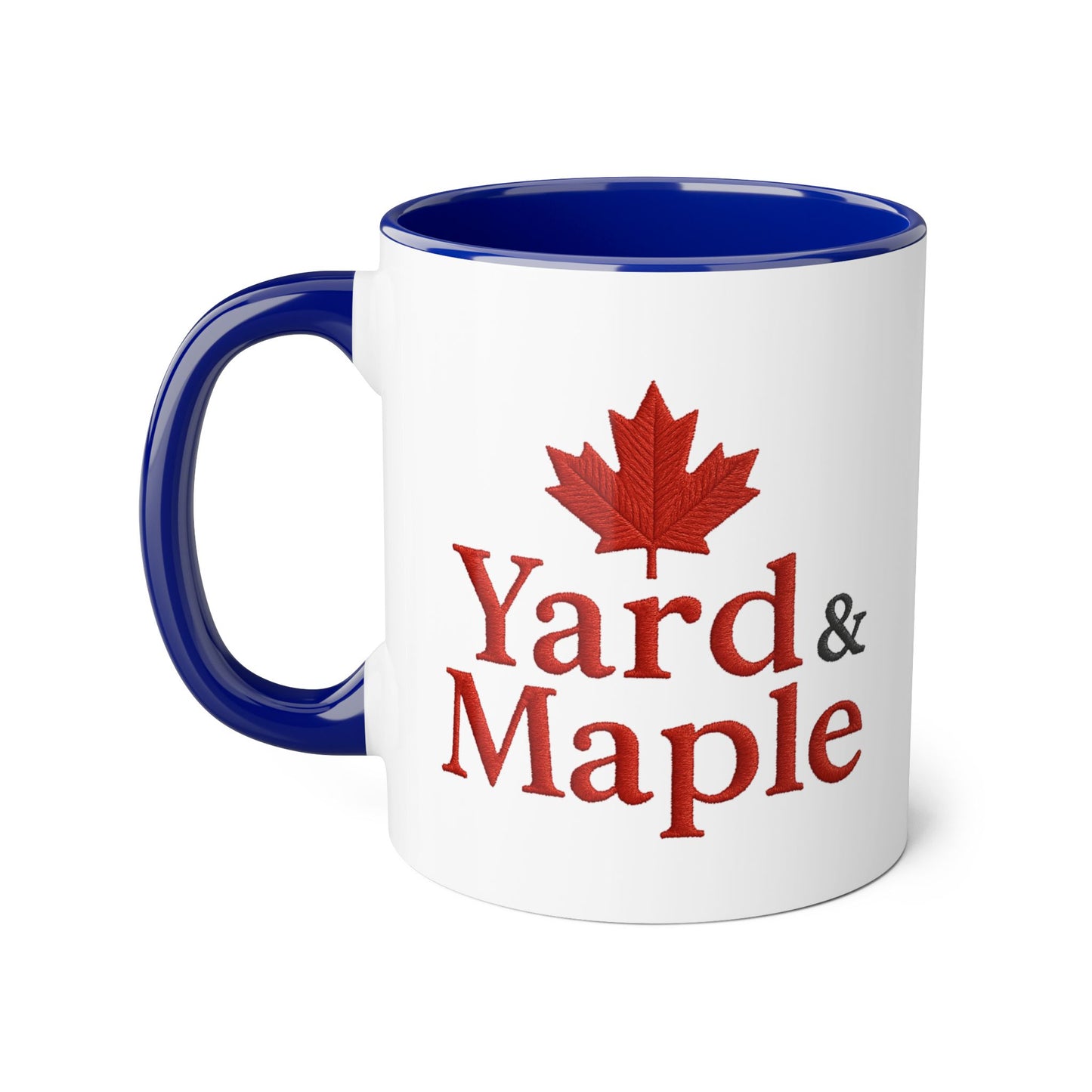 Maple Leaf Accent Mug, Cozy Coffee Cup for Fall, Unique Gift for Thanksgiving, Perfect for Canadians, Seasonal Drinkware