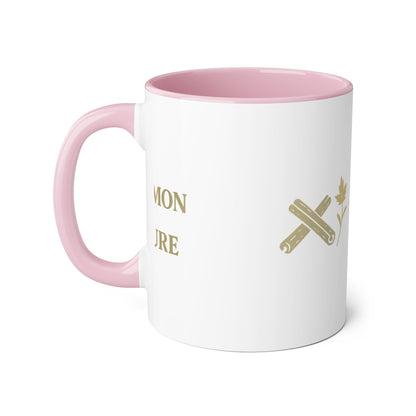 Cinnamon & Culture Accent Mug, Cozy Coffee Cup for Tea Lovers, Perfect Gift for Friends, Coffee Mug for Home, Unique Kitchen Decor