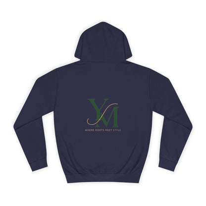 Cozy Unisex College Hoodie - Yard & Maple, Casual Wear, Student Gift, Outdoor Activity Sweater, Fall Fashion