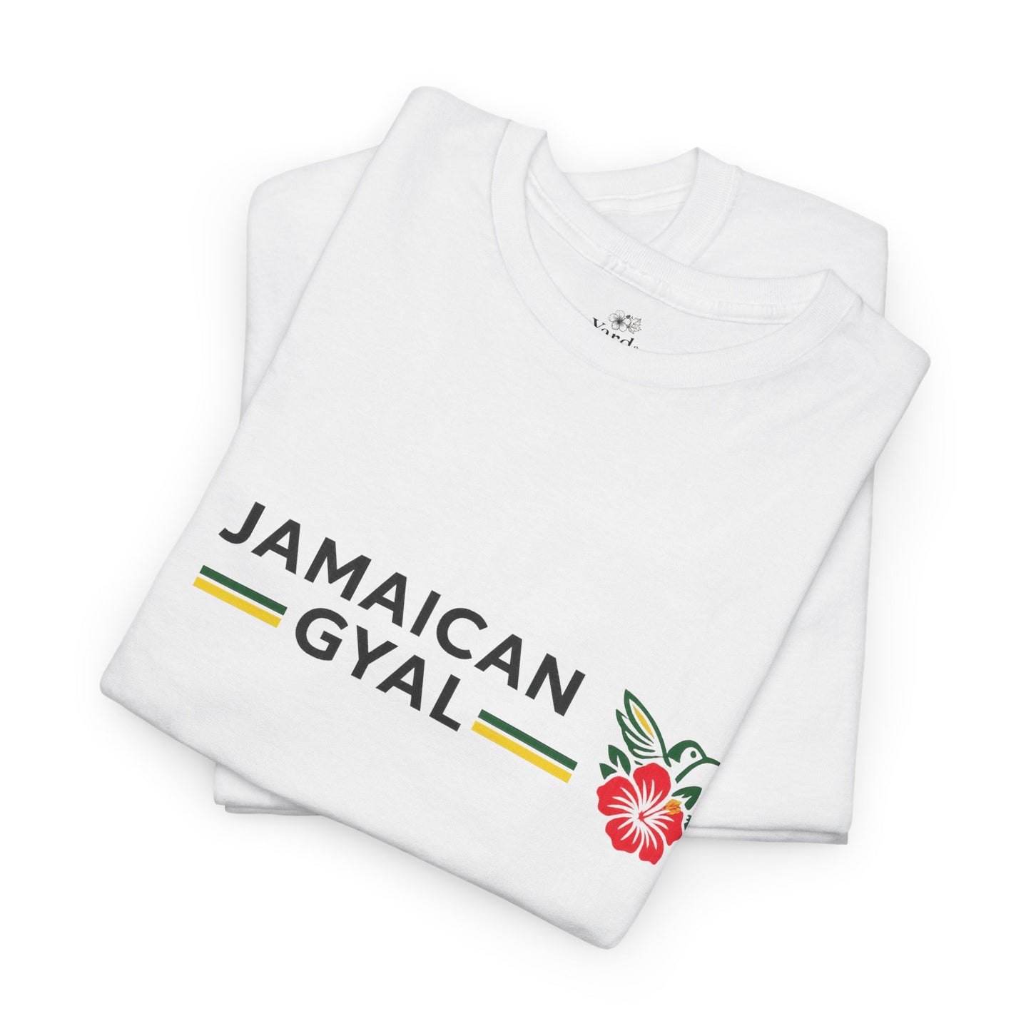 Jamaican Gyal Floral Tee - Caribbean Pride Graphic T-Shirt