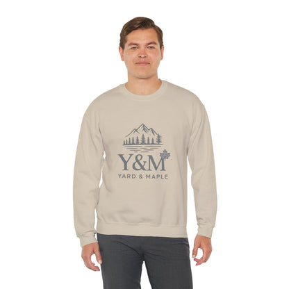 Cozy Outdoor Adventure Sweatshirt | Y&M Mountain Design, Gift for Nature Lovers, Fall Apparel, Hiking Wear