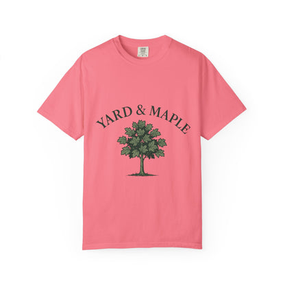 Yard & Maple Garment-Dyed T-Shirt for Nature Lovers, Comfortable Unisex Tee, Perfect for Casual Outings, Gifts for Tree Enthusiasts, [...]