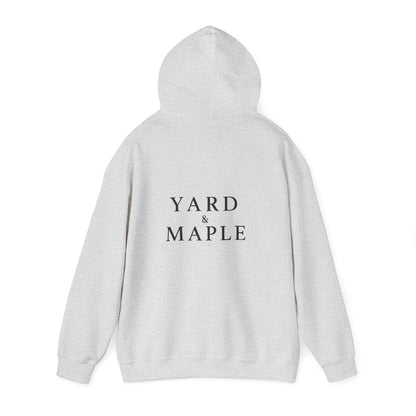 Maple & Hibiscus Hoodie — Yard & Maple Logo Cozy Pullover