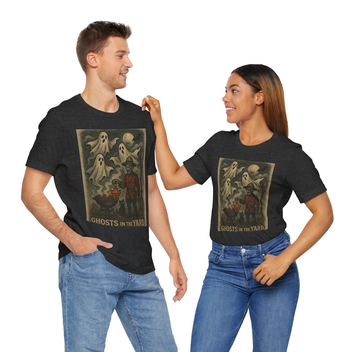 Ghosts in the Yard Tee, Unisex Short Sleeve Tee, Spooky Halloween Shirt, Ghost Graphic T-Shirt, Fun Casual Wear, Unique Gift Idea, [...]