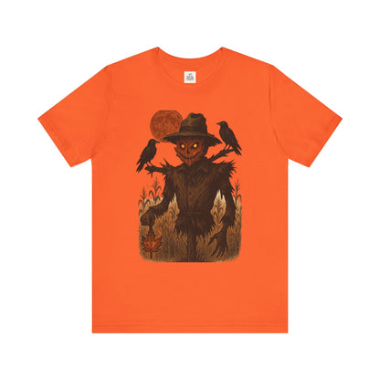 Spooky Scarecrow Graphic Tee | Unisex Halloween Shirt, Fall Fashion, Halloween Costume Tee, Scary Tee, Gift for Horror Lovers
