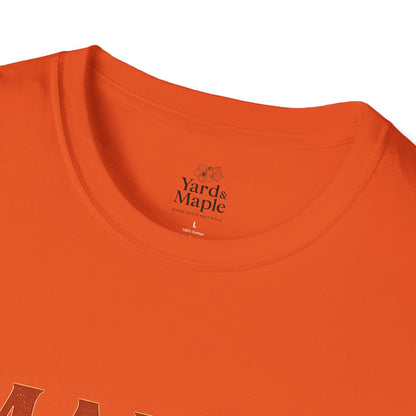 Maple Leaves & Patois Please Unisex T-Shirt, Casual Tee, Gift for Nature Lovers, Summer Wear, Eco-Friendly Fashion