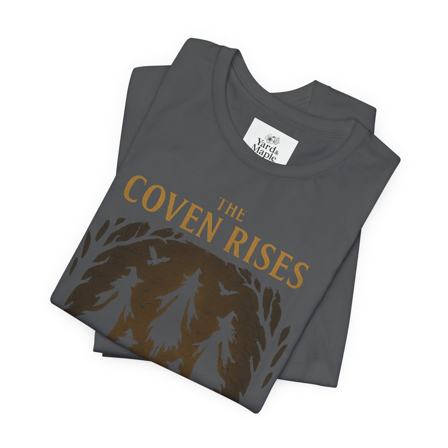 Witchy Coven Rising Tee, Unisex T-Shirt, Halloween Apparel, Gift for Witches, Spooky Season Gift, Witchy Fashion