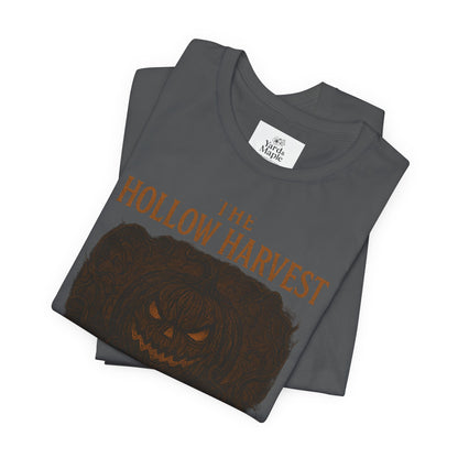 Halloween Themed Unisex Jersey Tee, Spooky Pumpkin Shirt, Fall Fashion Tee, Harvest Festival Shirt, Halloween Gift Idea