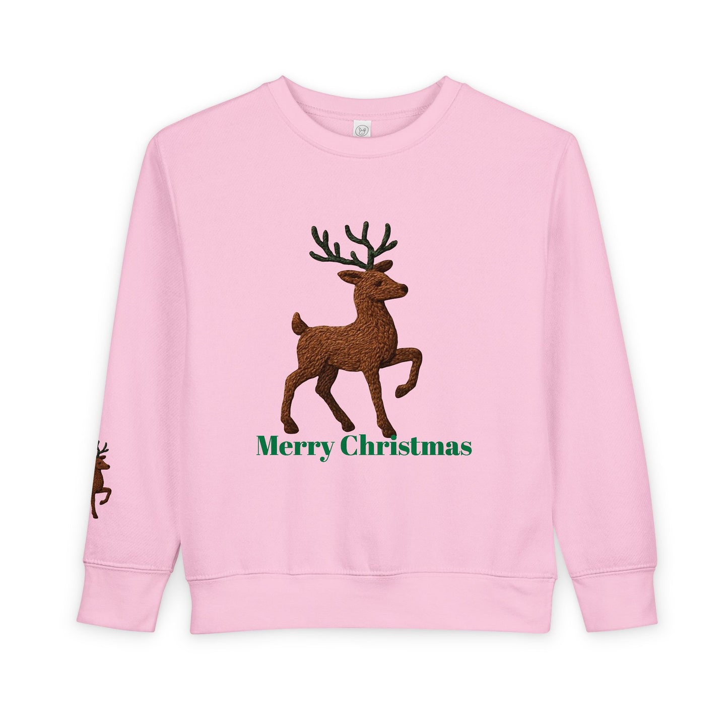 Merry Christmas Toddler Sweatshirt, Holiday Kids Clothing, Cute Reindeer Pullovers, Christmas Gift for Toddlers, Winter Wear