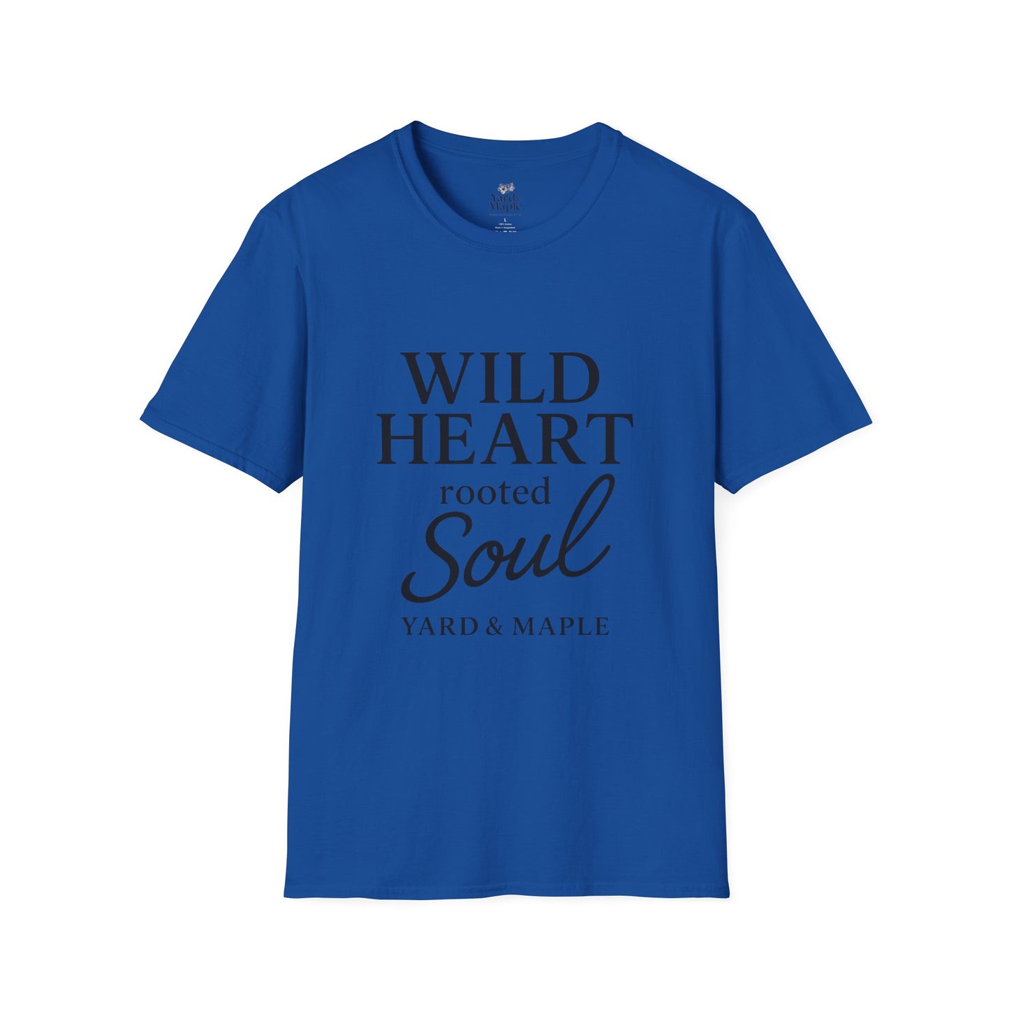 Wild Heart Unisex Softstyle T-Shirt | Inspirational Tee, Gift for Nature Lovers, Casual Wear, Birthday Gift, Boho Style