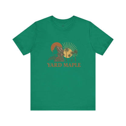 Yard Maple Graphic Tee, Casual Summer Shirt, Nature Lover Gift, Eco-Friendly Apparel, Beach Vibes Tee, Unique Unisex Apparel