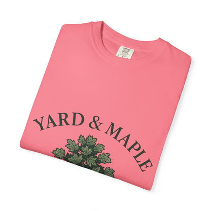 Yard & Maple Garment-Dyed T-Shirt for Nature Lovers, Comfortable Unisex Tee, Perfect for Casual Outings, Gifts for Tree Enthusiasts, [...]