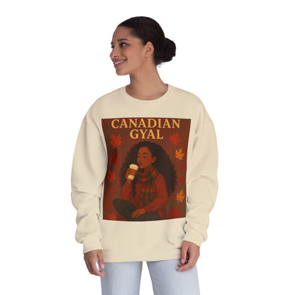 Cozy Canadian Sweatshirt, Unisex Fall Apparel, Perfect for Autumn Celebrations, Unique Gift for Her, Warm and Stylish Crewneck