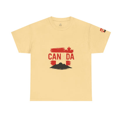 Canada Graphic Tee, Unisex Cotton Shirt, Canada Pride Apparel, Travel Souvenir Gift, Canadian Heritage Clothing