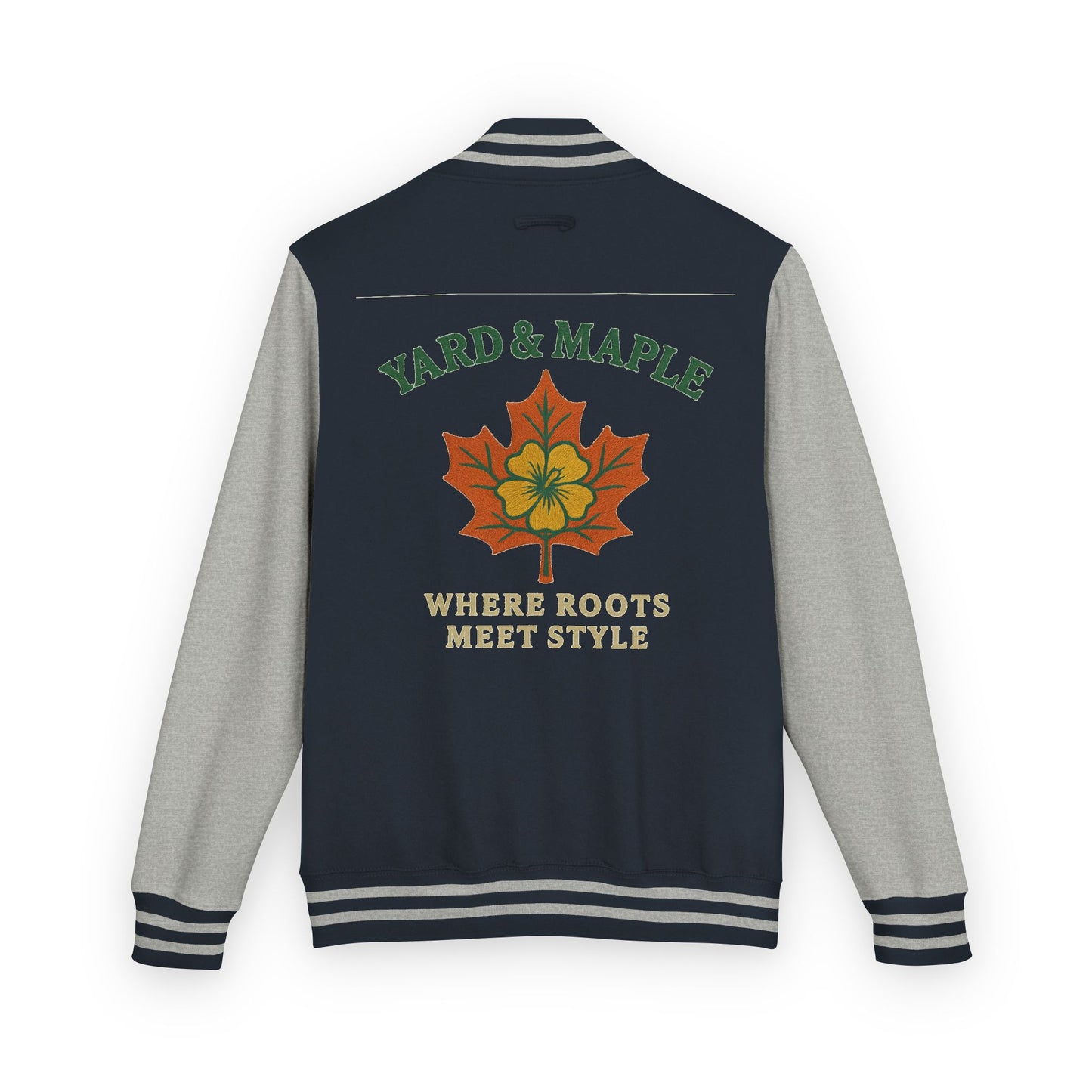 Unisex Heavyweight Letterman Jacket with Oak Leaf Design, Stylish Sports Jacket, Gift for College Students, Casual Attire, Fall [...]