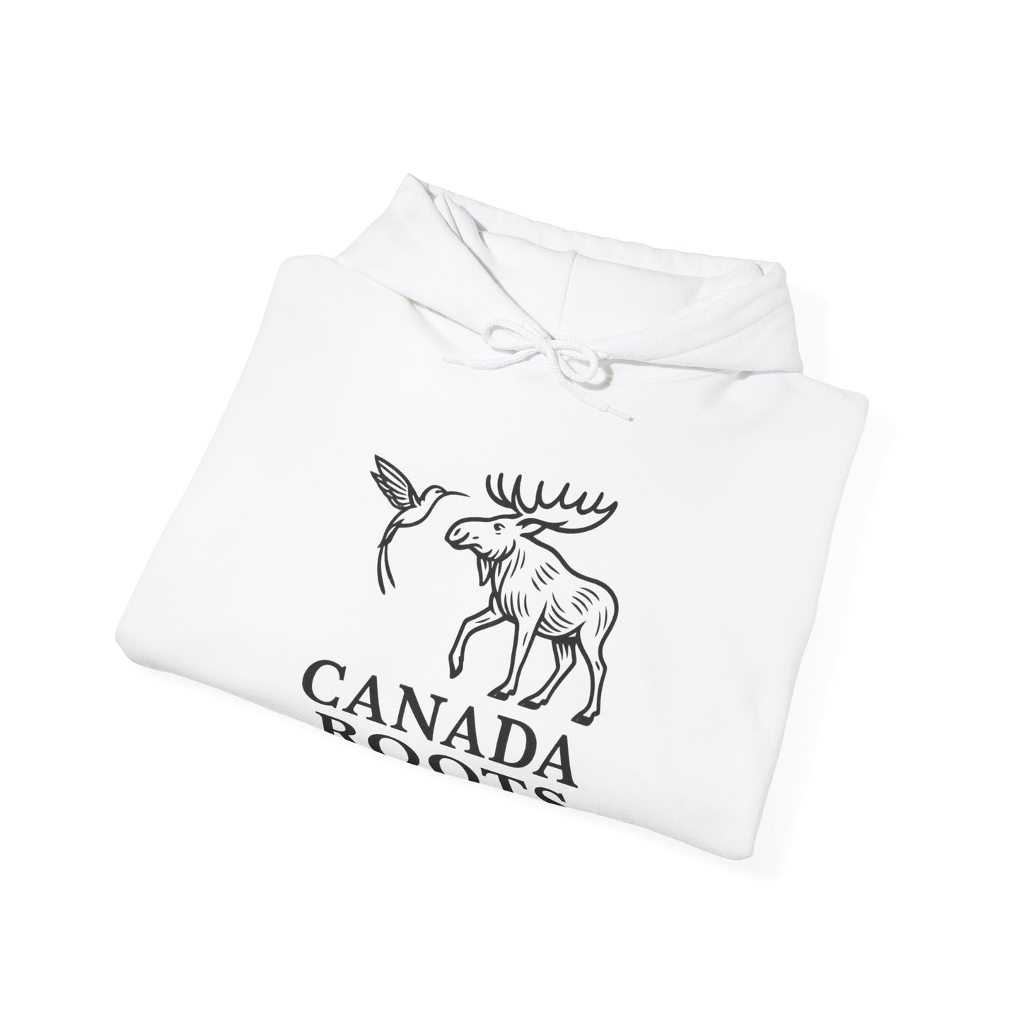 Canada Roots Hoodie — Moose & Hummingbird Graphic Pullover