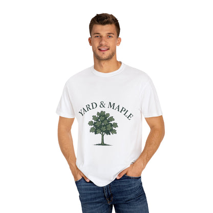 Yard & Maple Garment-Dyed T-Shirt for Nature Lovers, Comfortable Unisex Tee, Perfect for Casual Outings, Gifts for Tree Enthusiasts, [...]