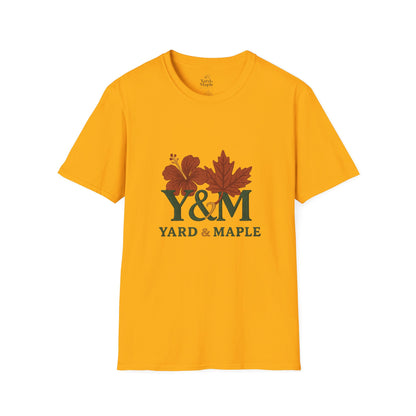 Yard & Maple Floral Unisex T-Shirt, Casual Tee, Nature Lover Gift, Spring Fashion, Graphic Shirt, Eco-Friendly Apparel