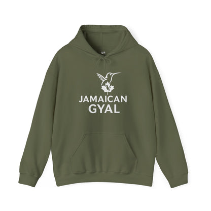 Jamaican Gyal Hoodie — Hummingbird Graphic Jamaican Pride Sweatshirt
