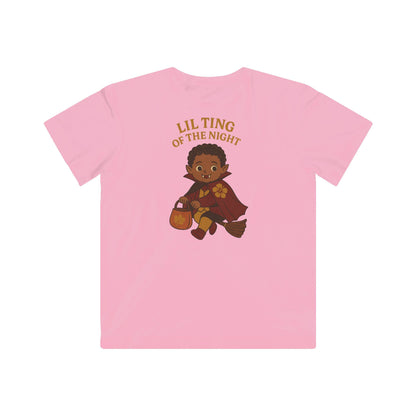 Kids Halloween Tee, Lil Ting of the Night Shirt, Spooky Costume, Autumn Apparel, Trick or Treat Shirt, Fun Kids Clothing