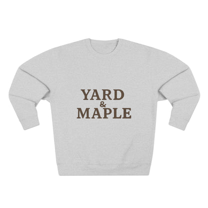 Cozy Yard & Maple Sweatshirt | Unisex Crewneck Style, Perfect for Fall, Thanksgiving, Casual Wear, Gift Idea