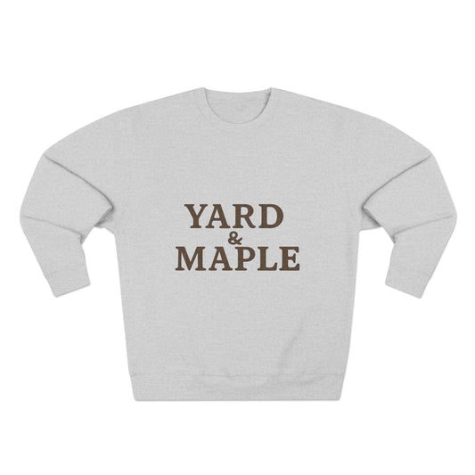 Cozy Yard & Maple Sweatshirt | Unisex Crewneck Style, Perfect for Fall, Thanksgiving, Casual Wear, Gift Idea