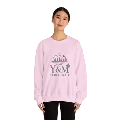 Cozy Outdoor Adventure Sweatshirt | Y&M Mountain Design, Gift for Nature Lovers, Fall Apparel, Hiking Wear