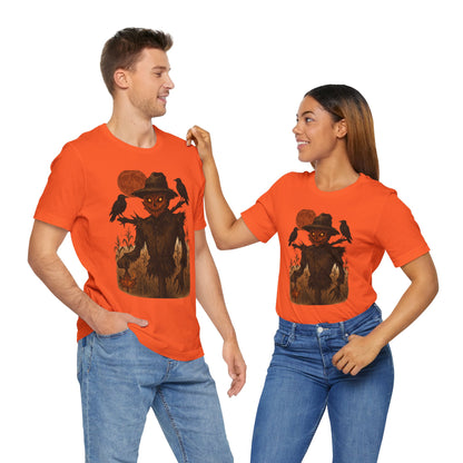Spooky Scarecrow Graphic Tee | Unisex Halloween Shirt, Fall Fashion, Halloween Costume Tee, Scary Tee, Gift for Horror Lovers