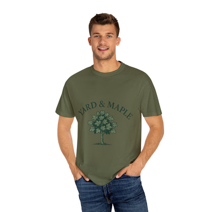 Yard & Maple Garment-Dyed T-Shirt for Nature Lovers, Comfortable Unisex Tee, Perfect for Casual Outings, Gifts for Tree Enthusiasts, [...]