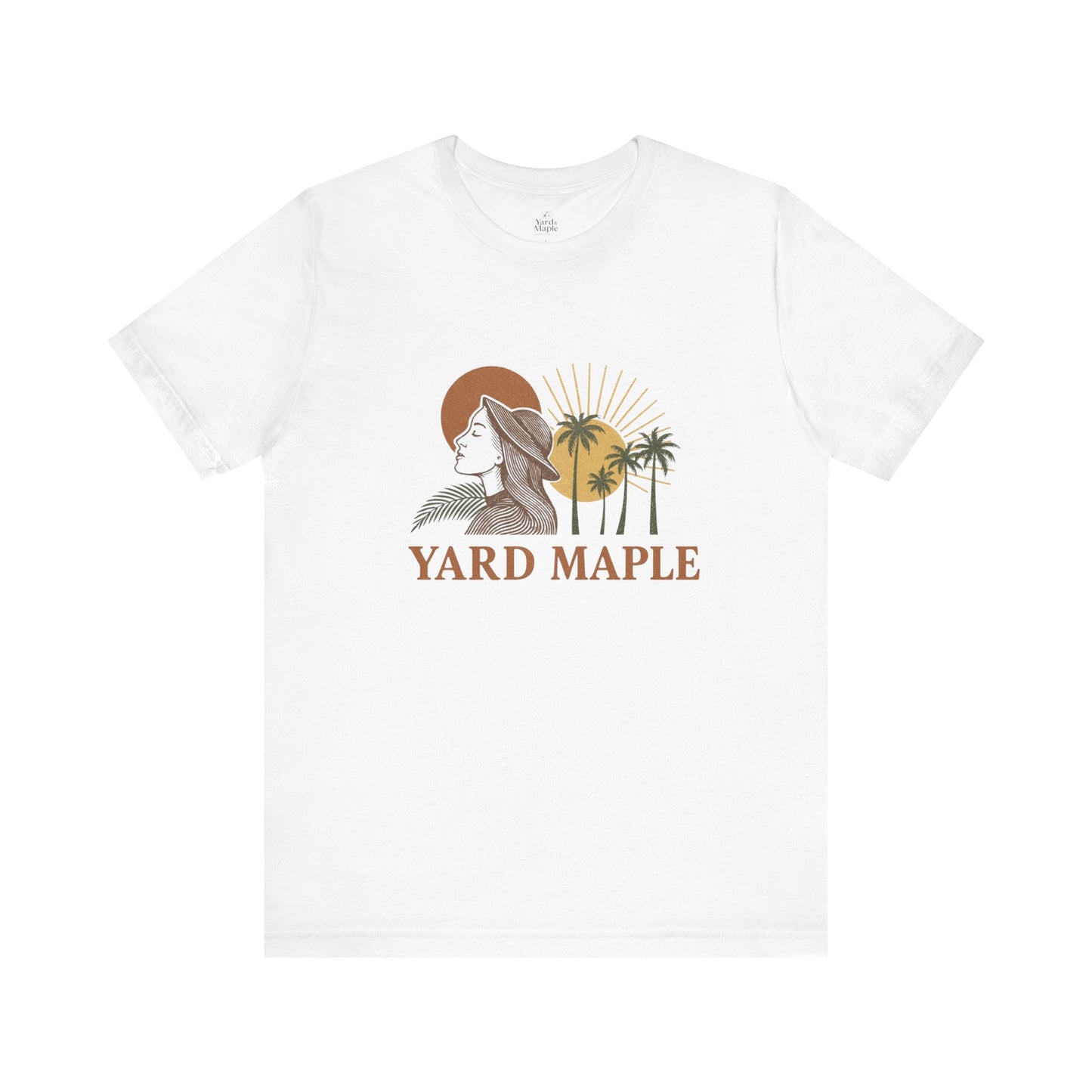 Yard Maple Graphic Tee, Casual Summer Shirt, Nature Lover Gift, Eco-Friendly Apparel, Beach Vibes Tee, Unique Unisex Apparel