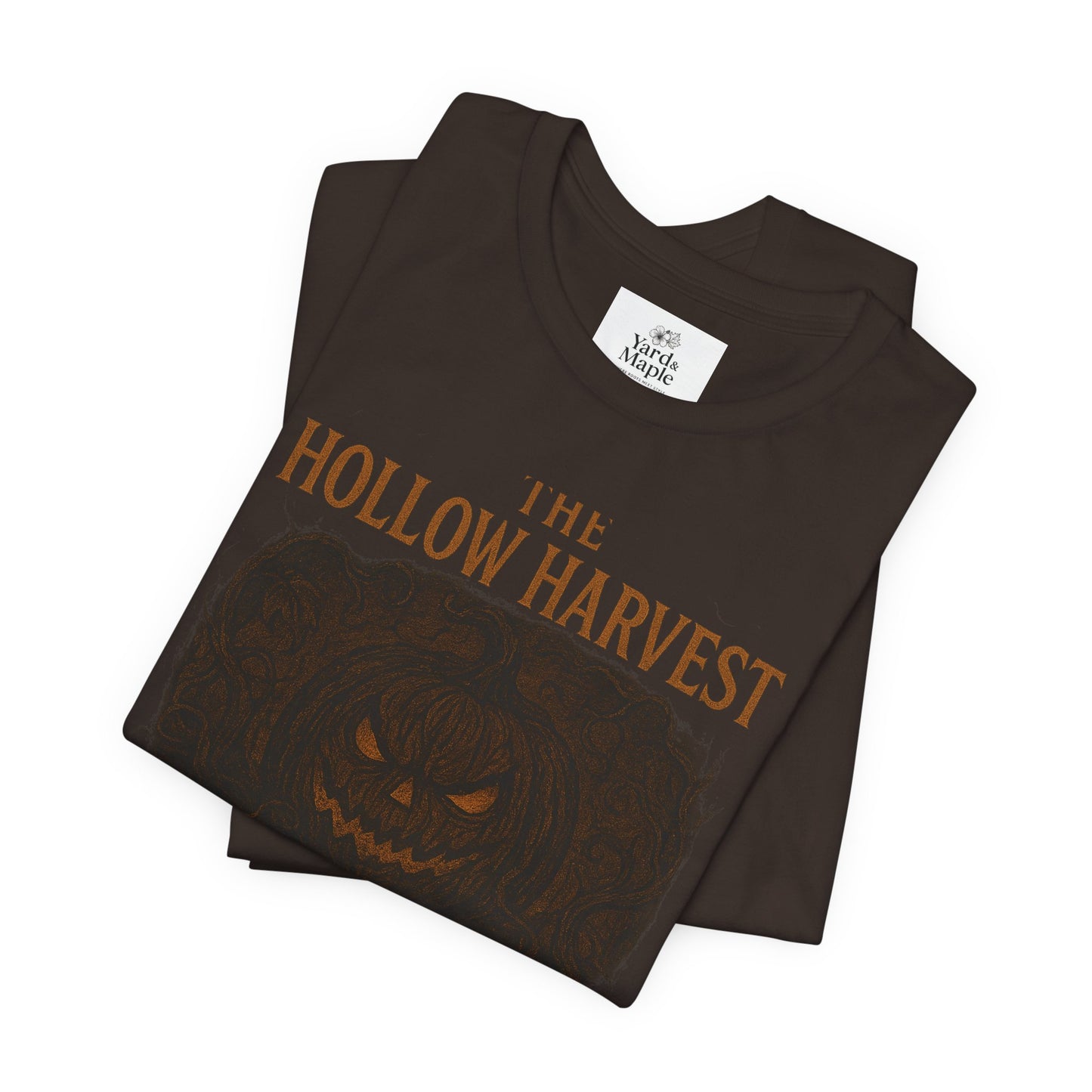 Halloween Themed Unisex Jersey Tee, Spooky Pumpkin Shirt, Fall Fashion Tee, Harvest Festival Shirt, Halloween Gift Idea