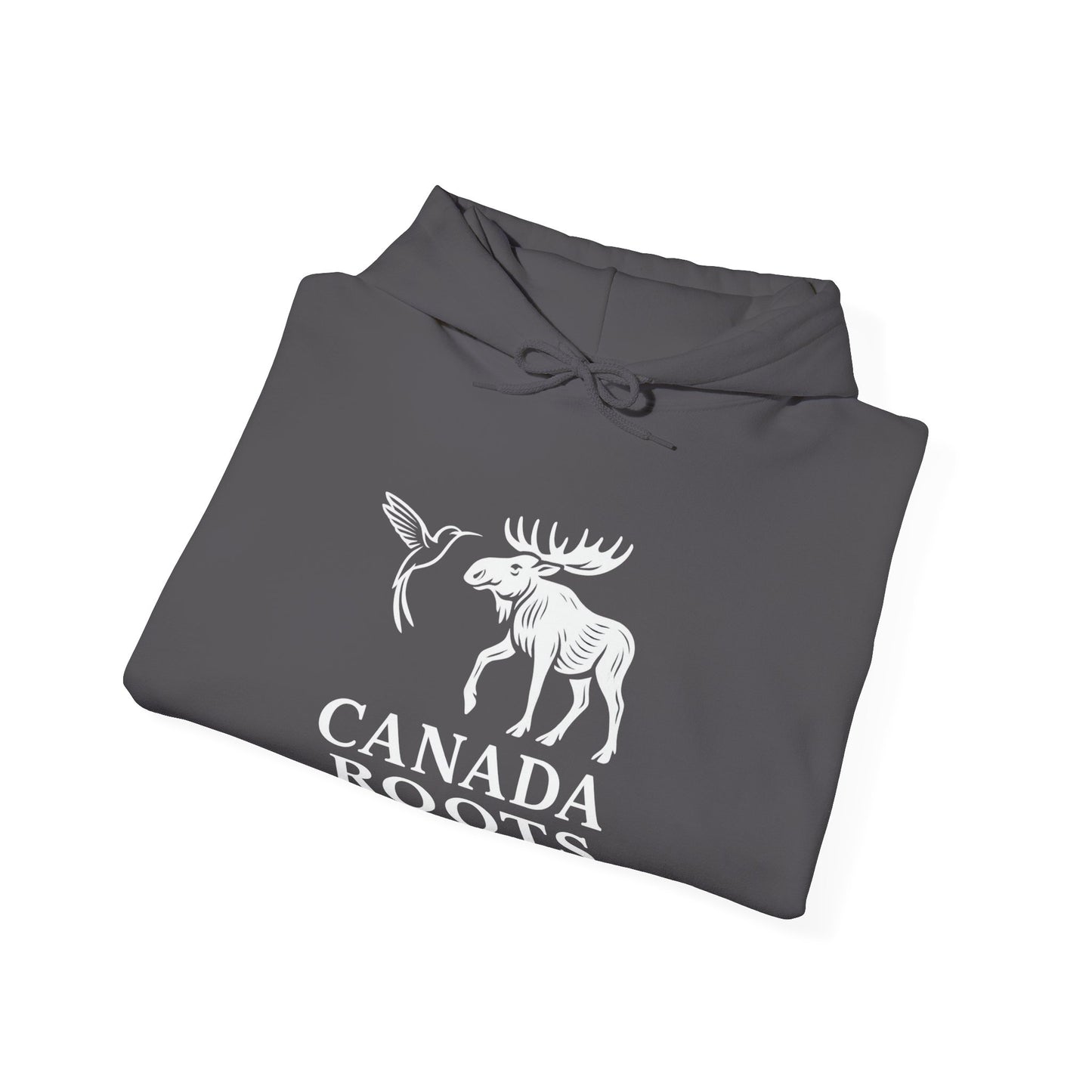 Canada Roots Moose Hoodie — Canadian Nature & Pride Pullover