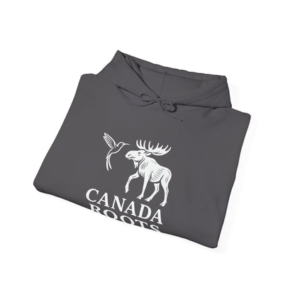Canada Roots Moose Hoodie — Canadian Nature & Pride Pullover
