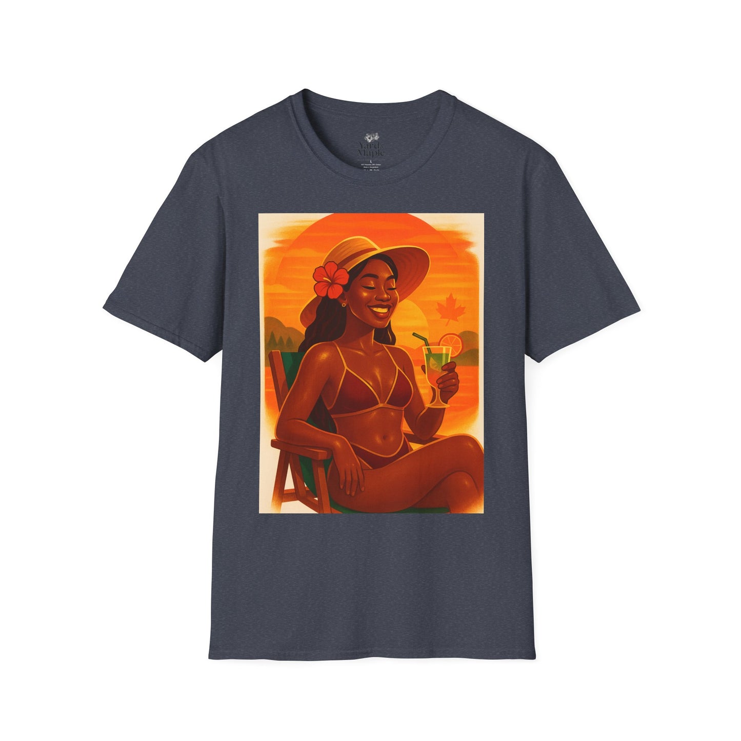 Tropical Vibes T-Shirt, Summer Graphic Tee, Vacation Outfit, Beachwear, Casual Wear, Gift for Her